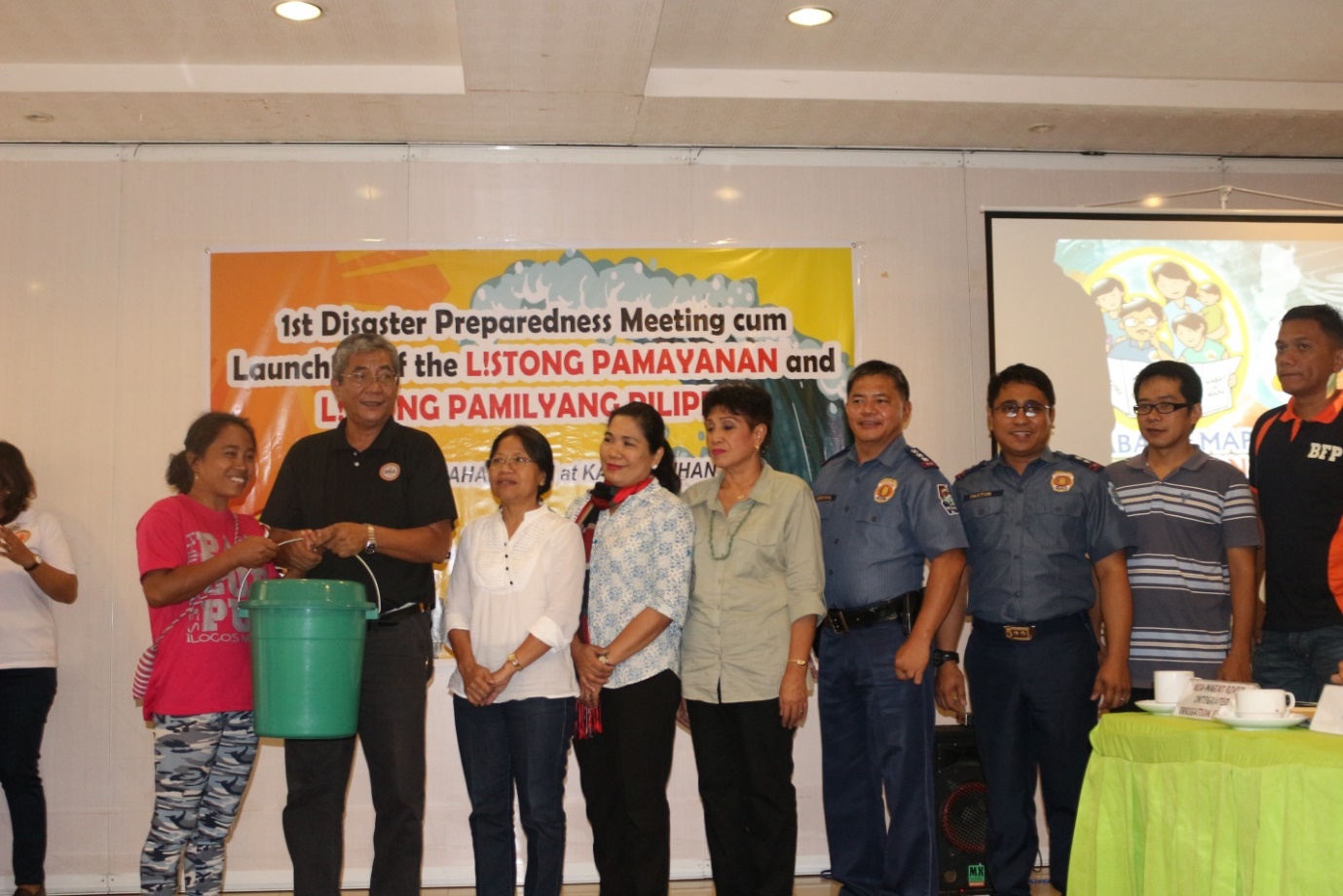 Ceremonial Turn-over of Emergency Balde (E-Balde) to the chosen 4Ps