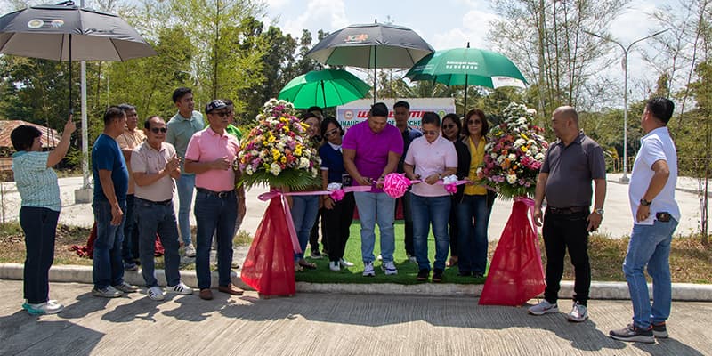 Ribbon cutting and unveiling of the FY 2022 SGLG-IF project at the City of Cauayan