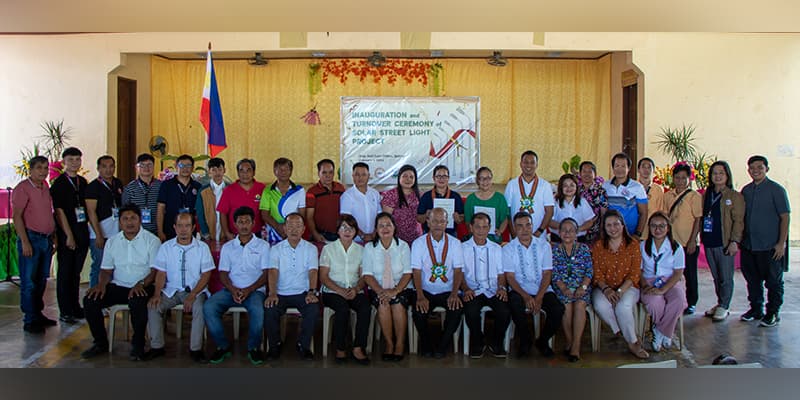 Officials from the LGU and barangay, along with functionaries and DILG personnel, attended the Inauguration and Turnover Ceremony of the solar street lights installed along the National Highway in Diffun, Quirino.