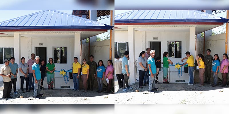 Ceremonial ribbon cutting of the inaugurated FY 2022 SBDP Project
