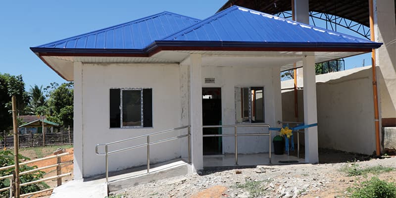 Improved health clinic with birthing facility funded through the FY 202 SBDP