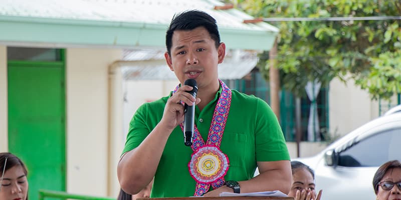 Mayor Tio acknowledged the challenges that the learners of LGCHS have faced before the gymnasium was constructed.
