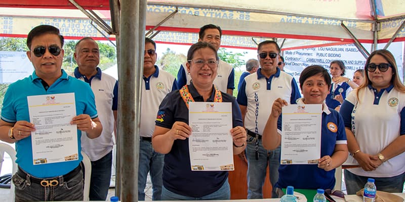 Signing of the Certificate of Turnover and Acceptance of the FY 2023 SGLG-IF Project