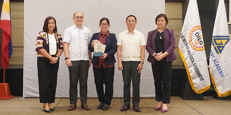 (L-R) ASec. Josephine F. Cabrido-Leysa, USec.Atty. Jon Paulo Salvahan, RD Agnes A. De Leon, USec. Marlo L. Iringan, and ASec. Ester A. Aldana