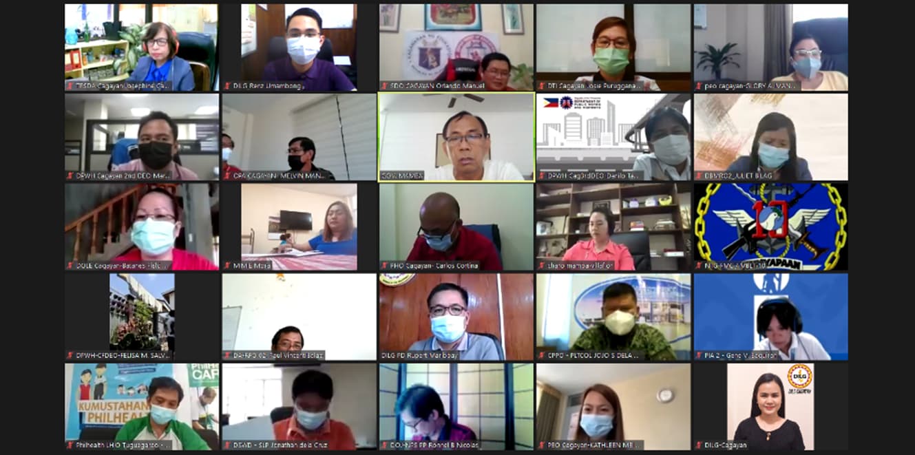The Cagayan Provincial Task Force to End Local Communist Armed Conflict under the chairmanship of Governor Manuel N. Mamba, M.D., (PTF ELCAC) convenes on April 29, 2021 via Zoom